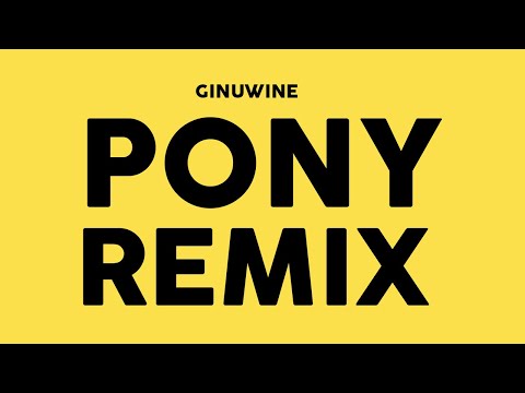 GINUWINE - Pony 2018 (Richastic Remix)